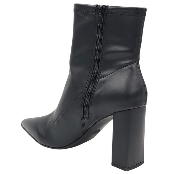 Wild Pair Women Iloise Pointed Toe Ankle Booties Size US 8M Black Smooth - Picture 3 of 6